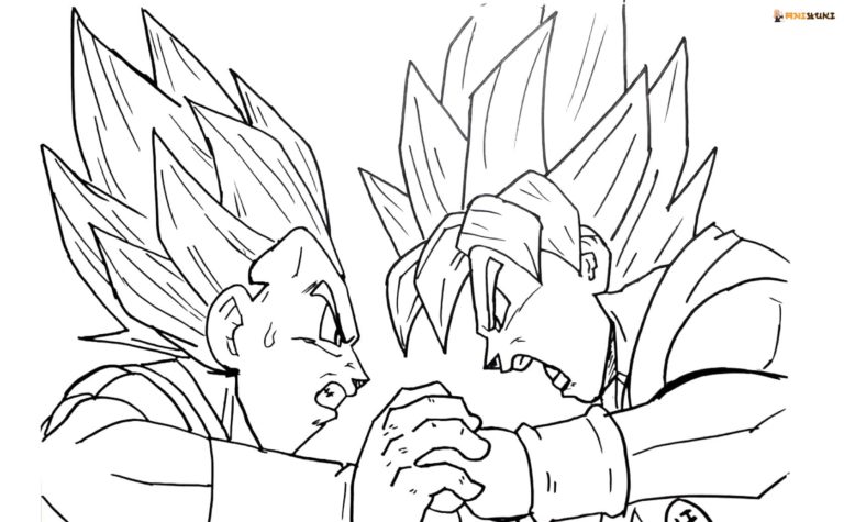 Goku coloring pages - Free printable coloring pages