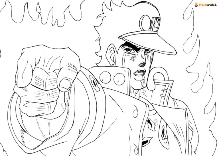 Coloriages Les aventures bizarres de JoJo - AniYuki.com