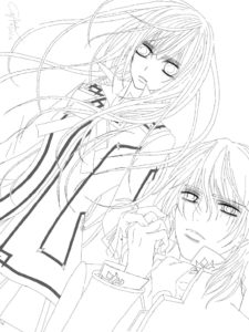 Vampire Knight coloring pages - AniYuki - Anime Portal
