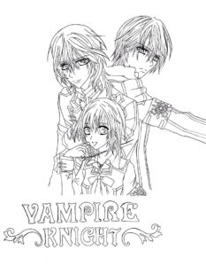 Vampire Knight coloring pages - AniYuki - Anime Portal