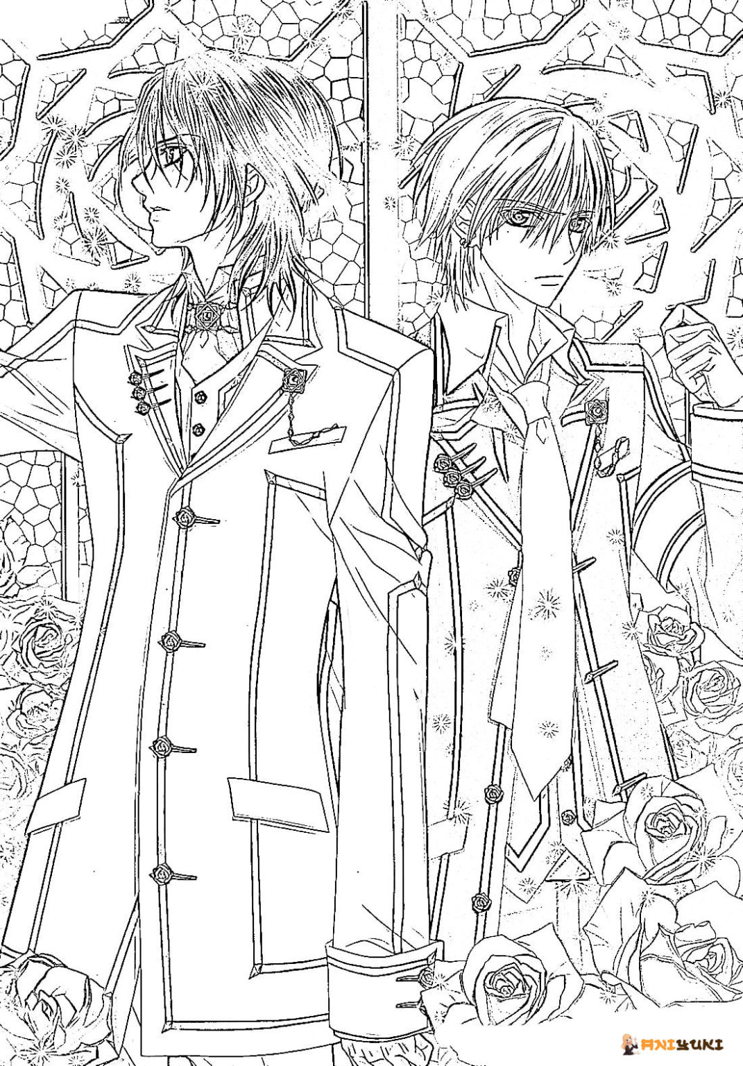 Vampire Knight coloring pages - AniYuki - Anime Portal