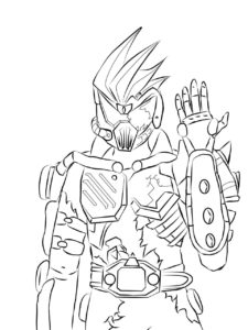 Kamen Rider coloring pages - Coloring pags for kids