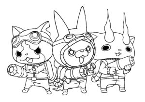 Yo-kai Watch Coloring Pages - Print for Free