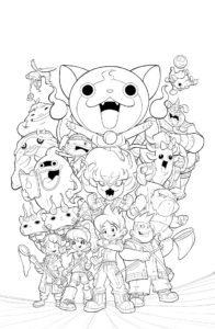 Yo-kai Watch Coloring Pages - Print for Free