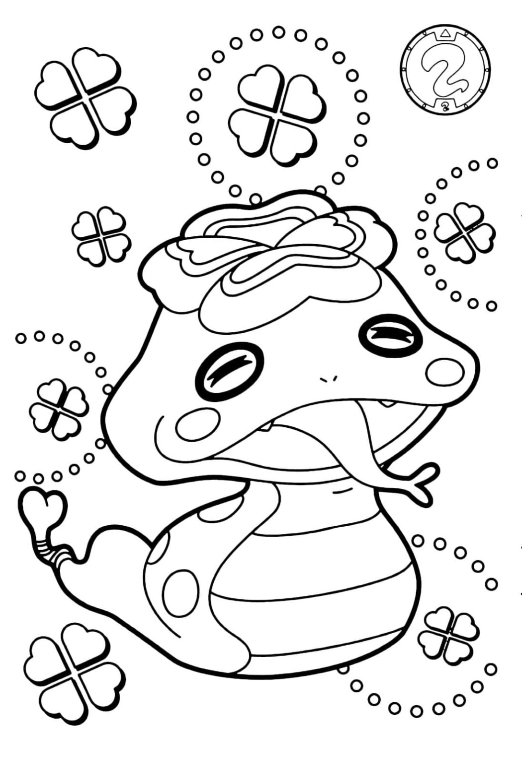 Yo-kai Watch Coloring Pages - Print for Free