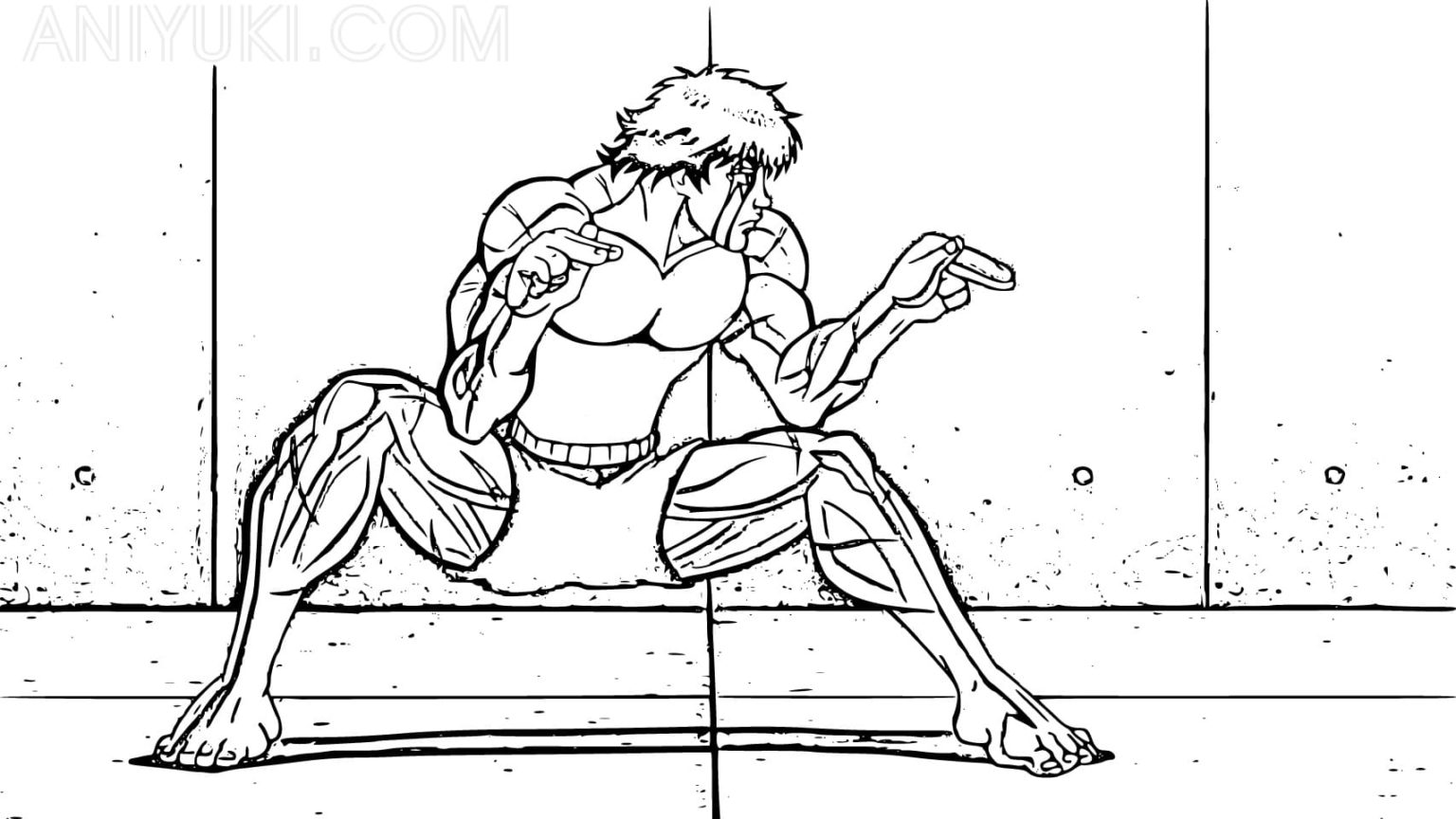 Baki Coloring Pages - AniYuki - Anime Portal