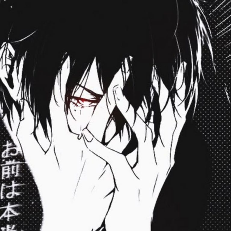 Fotos de perfil de anime em preto e branco - AniYuki.com