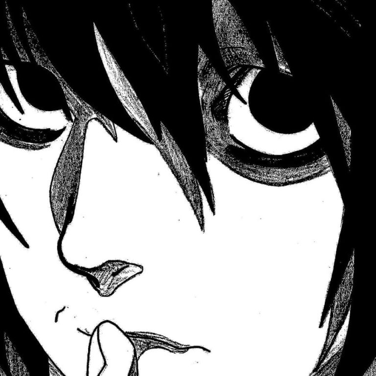 Fotos de perfil de anime em preto e branco - AniYuki.com